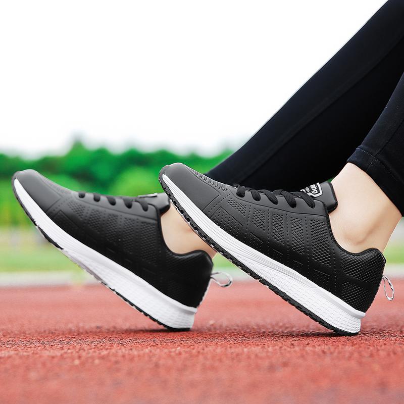 Fashion Women Sneakers Soft Vulcanize Shoes Leather Tenis Feminino Comfortable Sneakers for Moms Sports Trends Casual Female