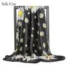 High-quality Luxurious Silk Scarves Headband Scarfs Neck Scarf For Women Chain Silk Scarf Women's Decorative Shawl