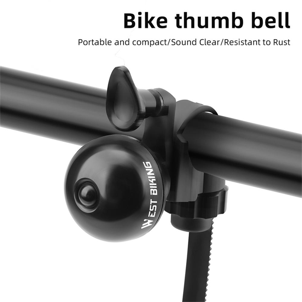 WEST BIKING YP0706057 Bicycle Bell for Mountain Road Bike High Decibel Cycling Warning Horn