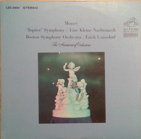 LP Запись ВОЛЬФГАНГ АМАДЕЙ МОЦАРТ / ЭРИХ ЛЕЙ - Симфония "Юпитер" / Eine Kleine Na LSC2694 RCA Victor Red 1964 США Классика Б/У