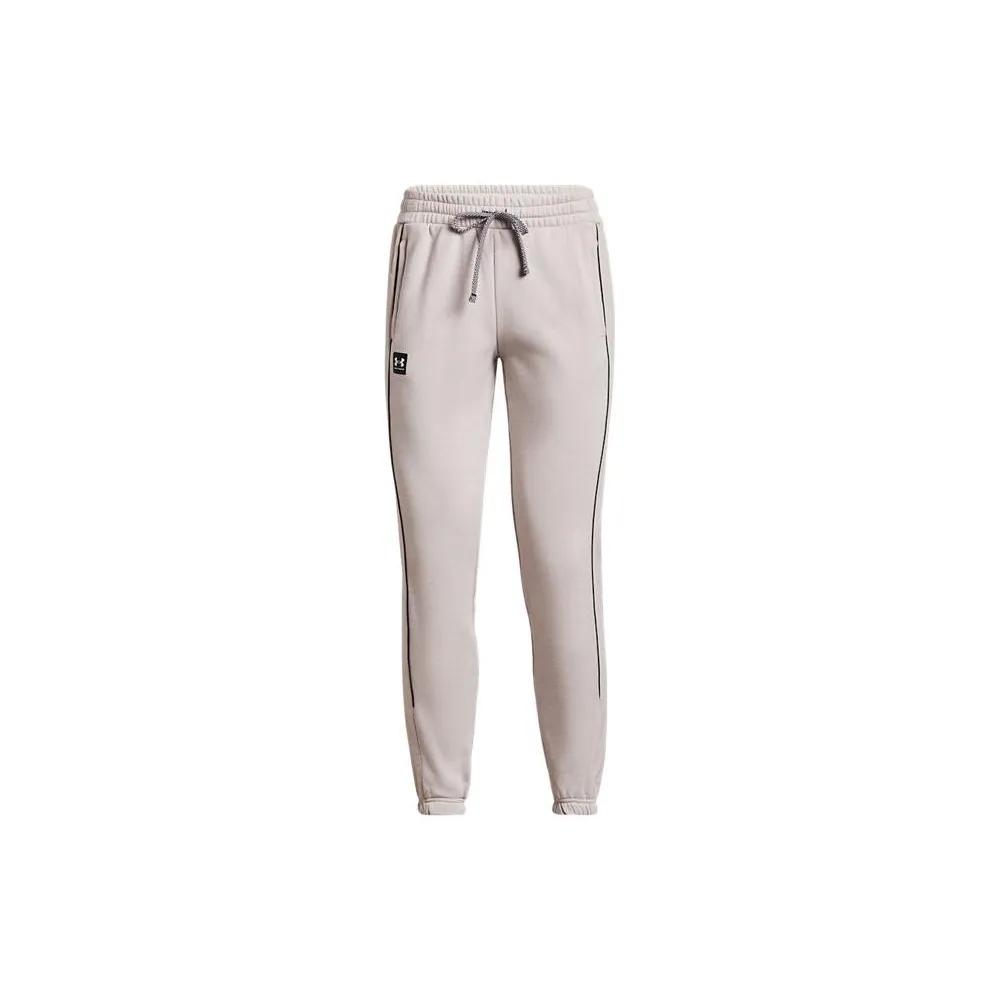 Under Armour Knitted Sweatpants Women's Gray Moderate Cuffed Pants (Unisex) Knitted Sweatpants 1374109 592