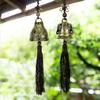 Wind Chime Chinese Engraved Decorative Style Retro Exquisite Clearly Classical Antique Brass Wind Chime for Home