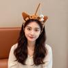 Panda Cat Fishing Plush Headband Hair Accessories Girls Cartoon Hairband  for Gift
