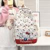 Школьная сумка большого объема Рюкзак Hello Kitty Повседневный Мультяшный Корейская версия Милый с принтом Школьная сумка Легкий Рюкзак для путешествий