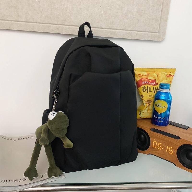 Casual Men's and Women's Bags College Students Ins Cool Simple Backpack High School Students Junior High School Students Bag Large Capacity Backpack.