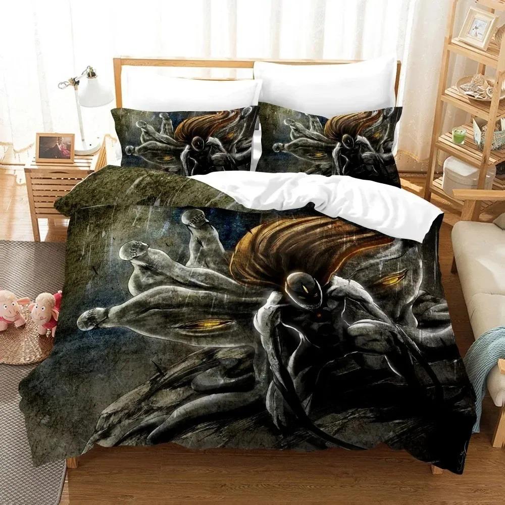 Anime Bleach Toushirou Ichigo Duvet Cover Pillowcase Bedding Collection Double Twin Full Queen King Adult Kids Bedclothes Quilt Cover