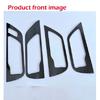 Car interior handle Decorative frame Black For Toyota Grand Highlander 2024-2026