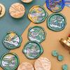 Восковой штамп для головы 0,98 дюйма, латунный штамп с винтовым интерфейсом, легко заменяемый металлический штамп для скрапбукинга для свадьбы, любимый