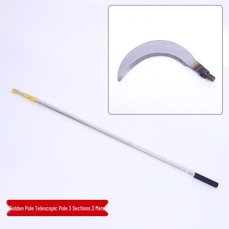 Universal Telescopic Fruit Picker: High-Altitude Tool for Picking Apples, Persimmons, Peaches, and Pears