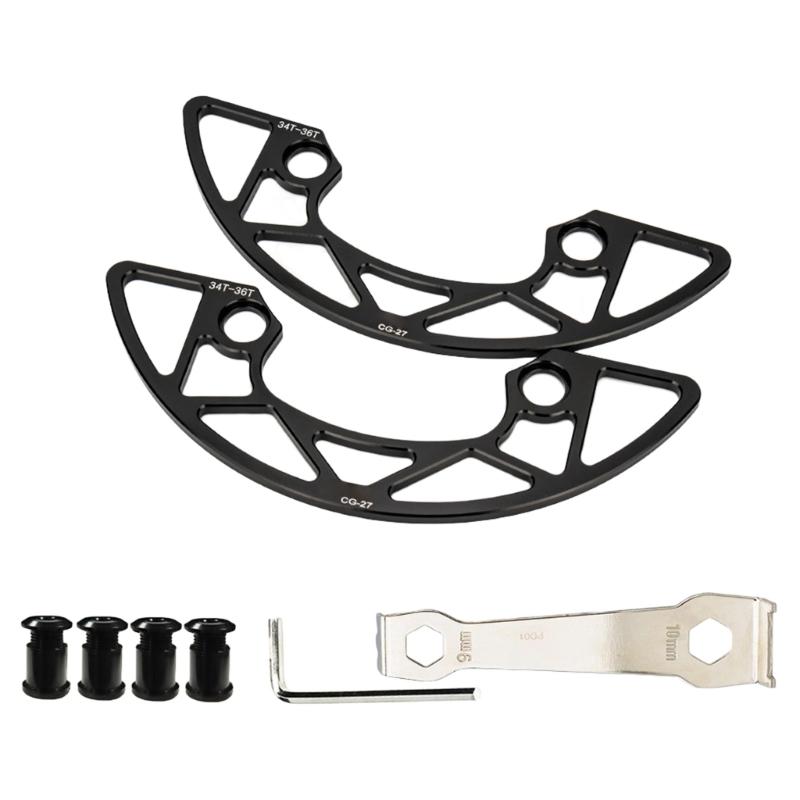 Bicycles Chainring Guard Crank Chain Wheel Protector Bicycles Chainwheel Guard Cover Chainring Protector Cover And Bolts