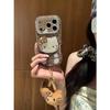 3D чехол-шарф Hello Kitty с принтом коричневого леопарда для iPhone 17/16 Pro Max/15/14