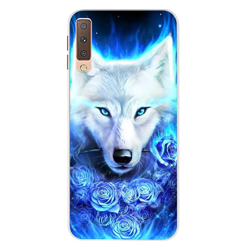 Чехлы для Samsung Galaxy A7 2018, силиконовый цветной чехол для телефона, чехол для Samsung A7 2018 A750 A750F, защитный корпус 6,0 дюймов