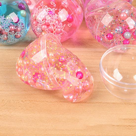 Игрушка Слайм Сделай Сам Тянущийся Нелипкий В Стиле Яйца Искусственный Жемчуг Кристальный Облачный Антистресс Игрушки Для Выпускания Пара Красочный Прозрачный Слайм Глина Игрушки для Игры Детская Игрушка Подарок