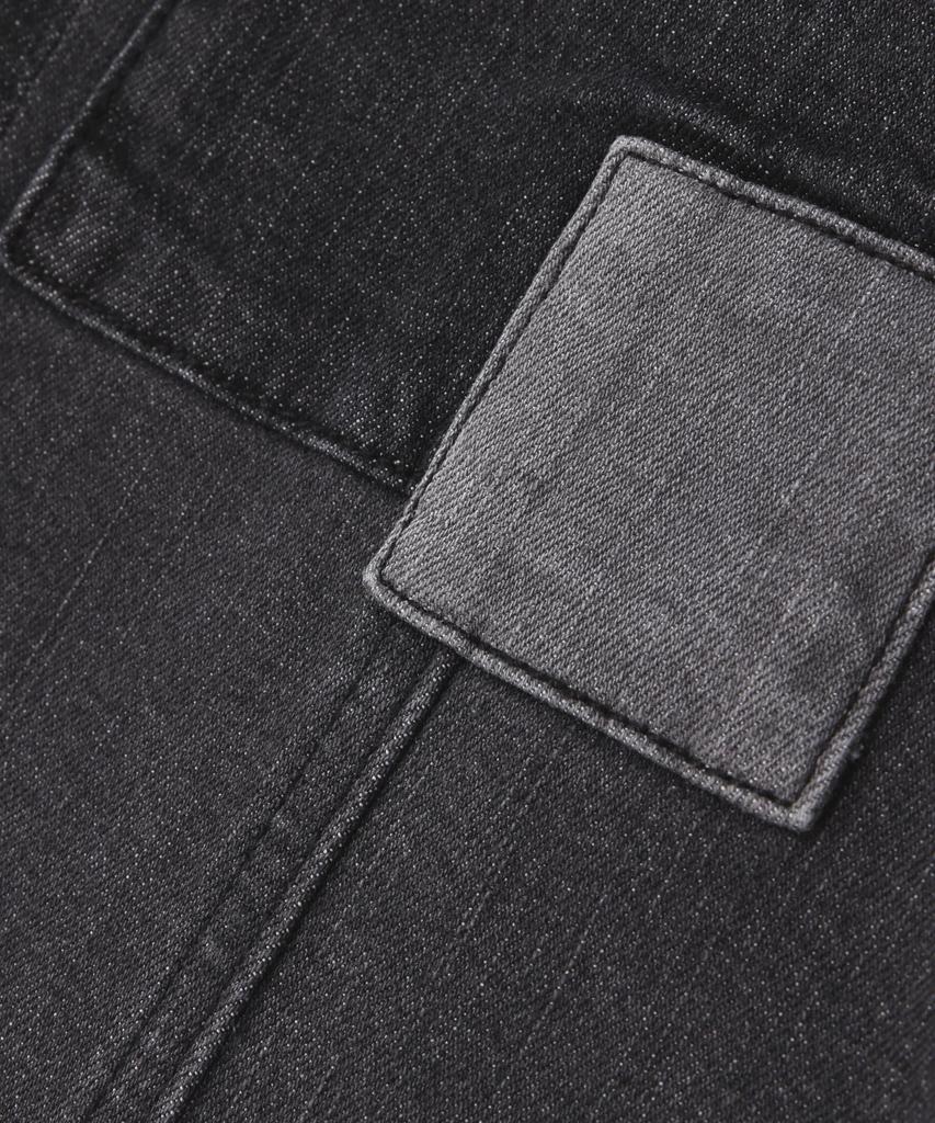 AVIREX PATCH STRETCH DENIM PANTS women's M 010 black 783-4211601