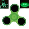 Зеленый спиннер треугольник детский светящийся антистресс игрушка прочный подарок