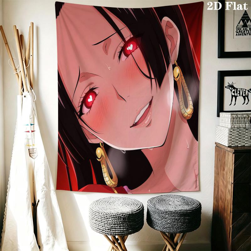 Boa Hancock Wall Tapestry Aesthetic Wall Hanging Printed Fabric Blanket Decorative Tapestries For Bedroom Living Room Home Decor