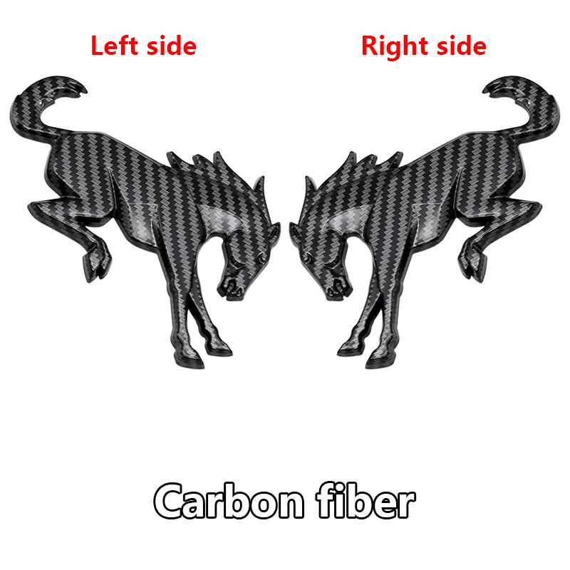 AACD1 Ford 3D Car Horse Stickers Hot For Ford Focus Bronco Logo Exterior Modification Tailgate Leaf Board Letters Animal Parts Badge