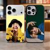 Чехол для телефона F-Finn Actor W-Wolfhard для iPhone 17,16,15,14,13,12,11 Plus,Pro Max, Цветной Серебристый Чехол для телефона