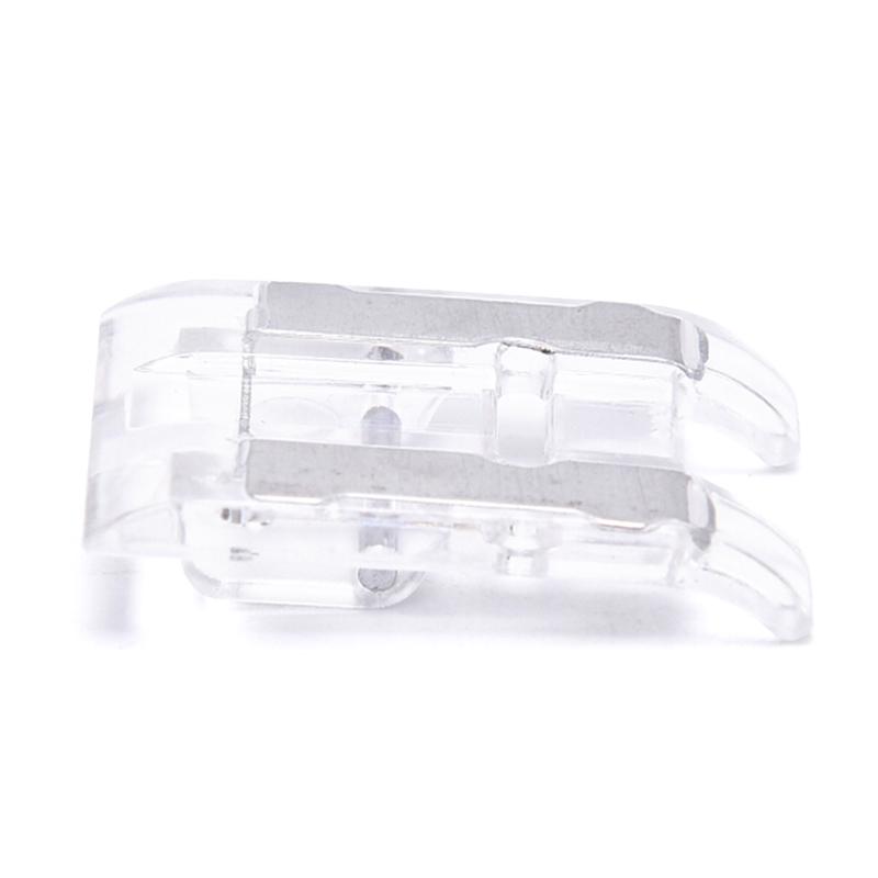 Прозрачная пластиковая вышивка иглы для швейной лапки Diy для швейной машины