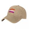 Lesbian Pride Flag Baseball Cap New Hat custom Hat hiking hat luxury Women cap Designer Unisex Womens