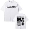 Rapper Clarent Kp Album Tour 2026 Cover T Shirts Mens Clothing Harajuku Vintage Classic Tshirts Oversized Short Sleeve Tshirt