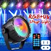 30 Вт светодиодный сценический светильник с дистанционным управлением RGB + УФ самоходный/голосовое управление/DMX512 для DJ-бара, вечерние бара