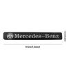 Алюминиевые Наклейки-Шильдики на Багажник Автомобиля Для Mercedes Benz AMG A B Класса W212 W213 W205 CLA GLB GLE GLK GLS Аксессуары для Тюнинга Автомобиля
