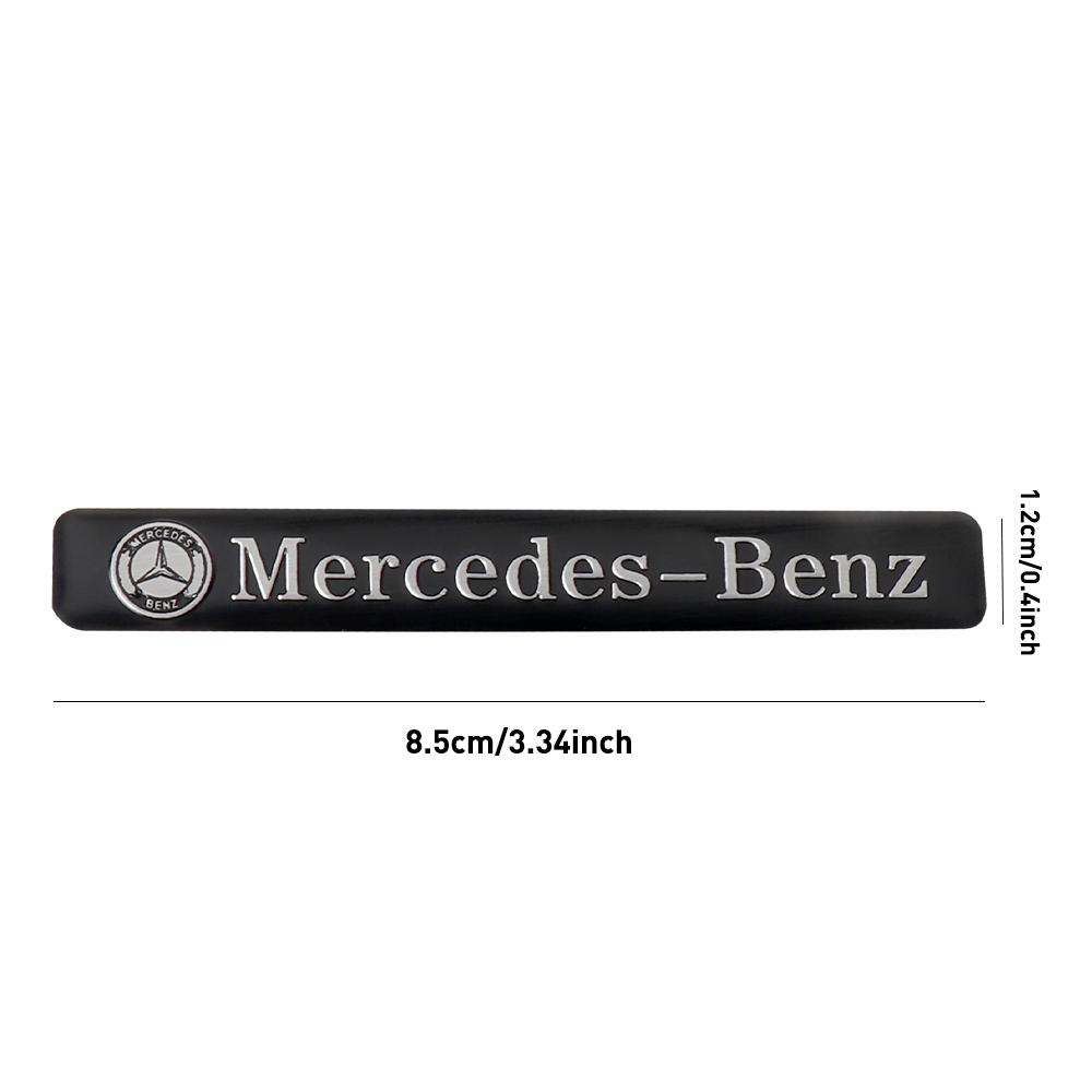 Алюминиевые наклейки-шильдики на багажник для кузова автомобиля Mercedes Benz AMG A B Класса W212 W213 W205 CLA GLB GLE GLK GLS Аксессуары для тюнинга автомобиля FA1