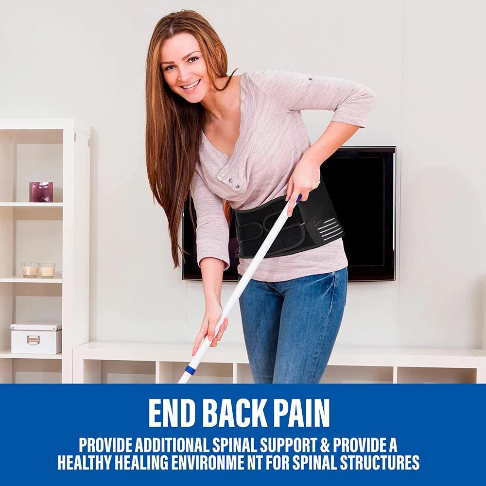 Пояс для поддержки спины для мужчин и женщин, дышащий кронштейн для поддержки талии для женщин, регулируемый пояс