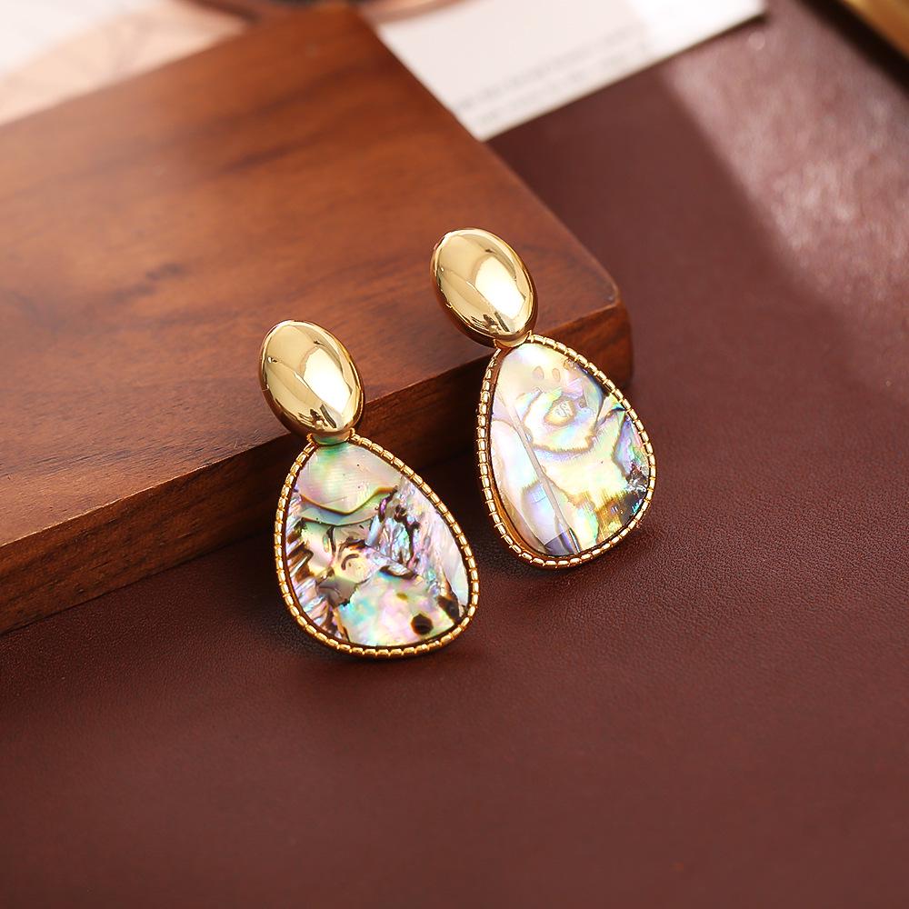 Элегантные Потрясающие Неправильные Серьги-Гвоздики из Перламутра - Высококлассный Европейский и Американский Стиль INS