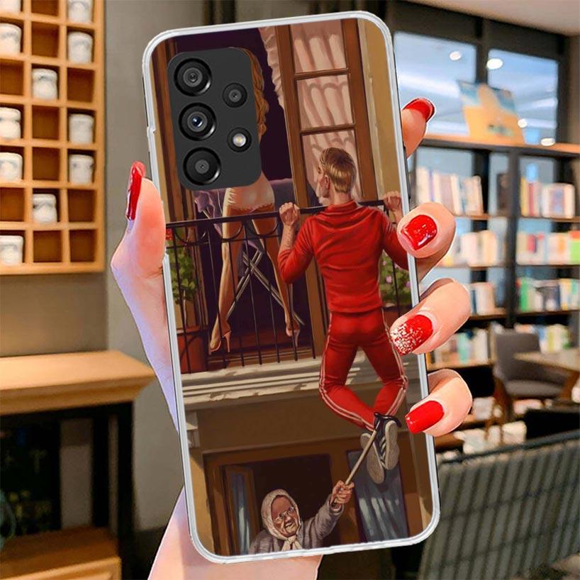 Сексуальная Пин-ап Девушка Винтажный Чехол для Телефона Для Samsung Galaxy A17 A37 A57 A16 A26 A36 A56 A15 A25 A35 A55 A14 A24 A34 A54 A13 A23 A33 A