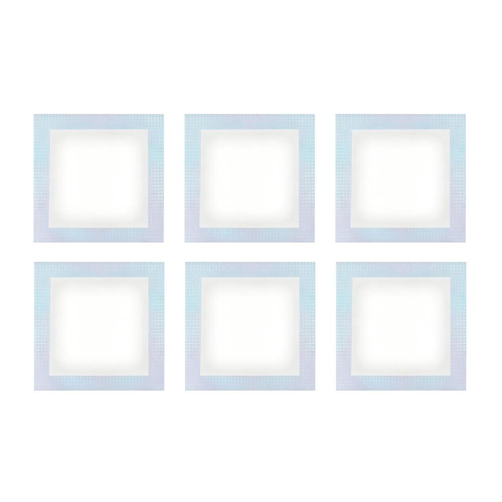 6/12Pcs Assist Aligning Diamond Painting Release Film Protective Frame Reusable Diamond Painting Alignment Tools 10cm 6 Patterns
