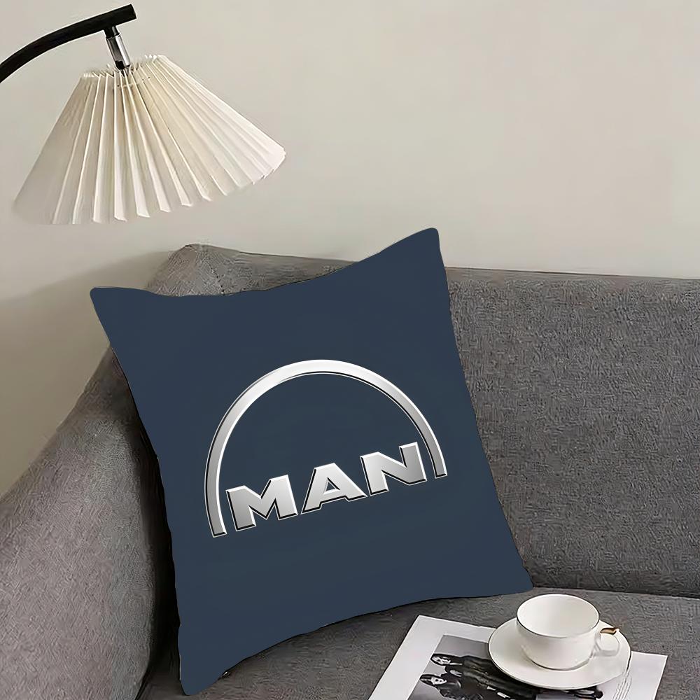 Classic MManS Truck Cushion Cover Elegant Comfort Pillowcase Sofa Bed Doublesided Printed Invisible Zipper Home Decor