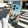 Hunting Fishing Man Soft Phone Case for Xiaomi Redmi Note 12 13 14 15 Pro Plus 11 12S 11S 11T 10 4G Black Cover Back Shell