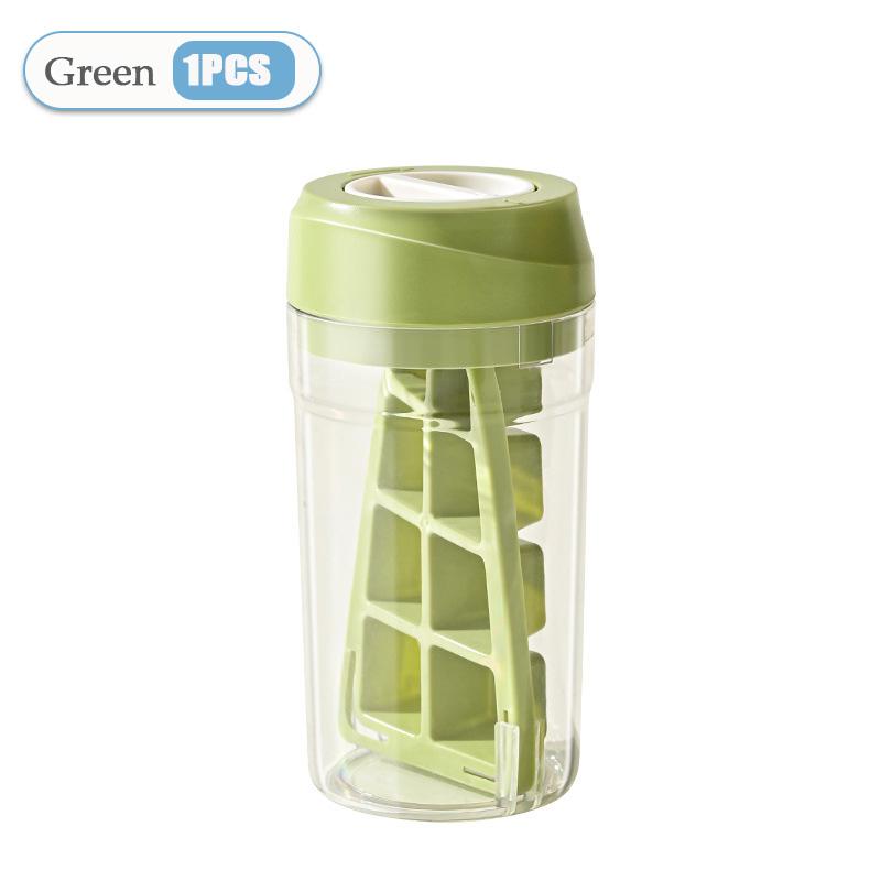 1-8PCS Twist Ice Mold Food-grade 2-in-1 Ice-make Pressing Mould Ice Drink Bottle Silicone Ice Cube Tray Outdoor Beverage Cup