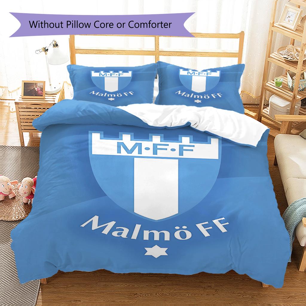 Malmo FF Pattern Bedding,Quilt Set Quilt Cover Pillowcase Home Birthday Gift (1 * duvet cover + 2 * pillowcase, without core)