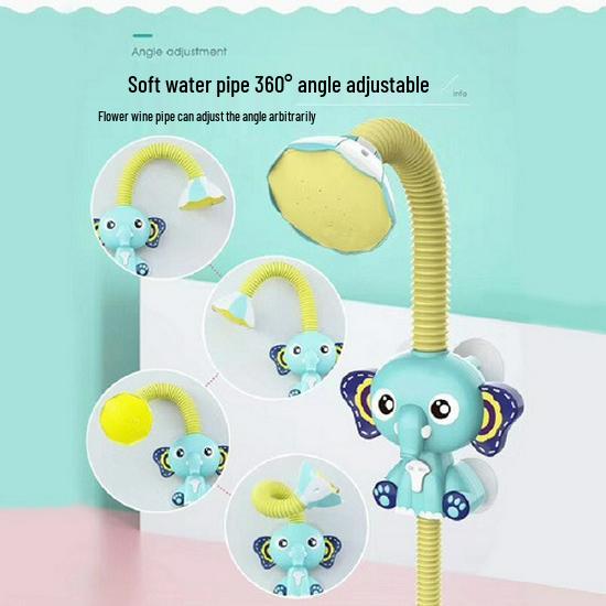 Электрическая игрушка для купания слоненка: Веселье с душем и брызгами