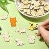 Деревянные Расписные Фигурки Животных: Образовательное творческое ремесло для детей