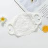 Кружевная солнцезащитная маска от УФ-излучения, дышащая, с ушными петлями, закрывающая лицо, шарф, подвешиваемая на ухо, пылезащитная маска-шарф, летняя пылезащитная вуаль