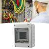 Distribution Protection Box Waterproof Windproof Circuit Breaker Box with Transparent Cover for Construction Machinery
