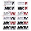 1Pc 3D Metal Car Styling Side Fender Rear Trunk Emblem Badge Sticker Decal for Car Decoration Accessories