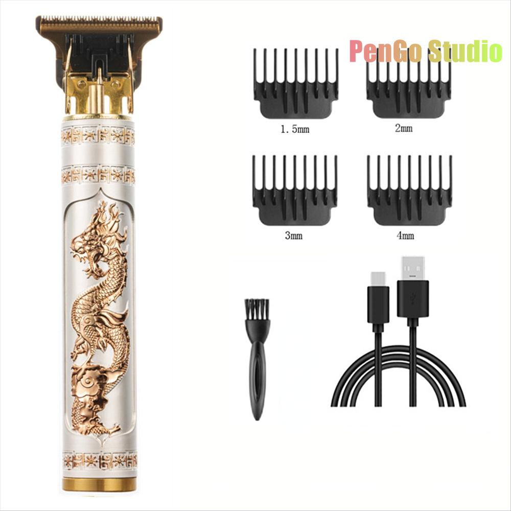 Цельнометаллическая винтажная машинка T9, женская машинка для стрижки волос, парикмахерская, профессиональная машинка для стрижки, 0 мм, триммер для носа и ушей, отделка для мужчин