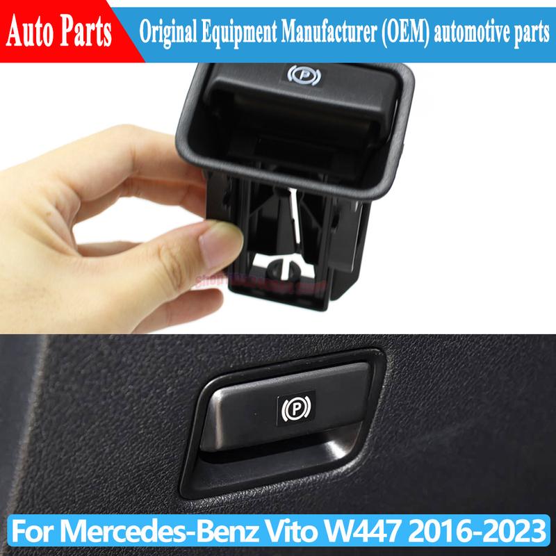 For Mercedes Benz Vito W447 2016- Car Handbrake Parking Brake Lever Release Switch Handle 4474270120 4474270020