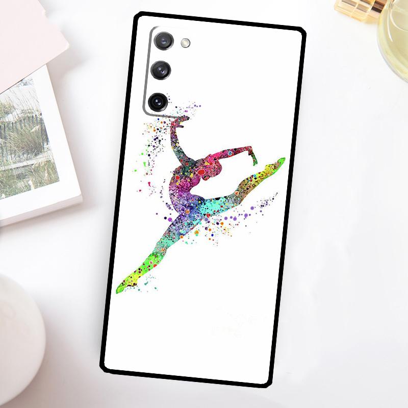 Масляная живопись Гимнастика Чехол для телефона Для Samsung Galaxy S26 S25 S24 S23 Ultra S20 FE S21 FE S22 Plus S10 S25 FE Чехол