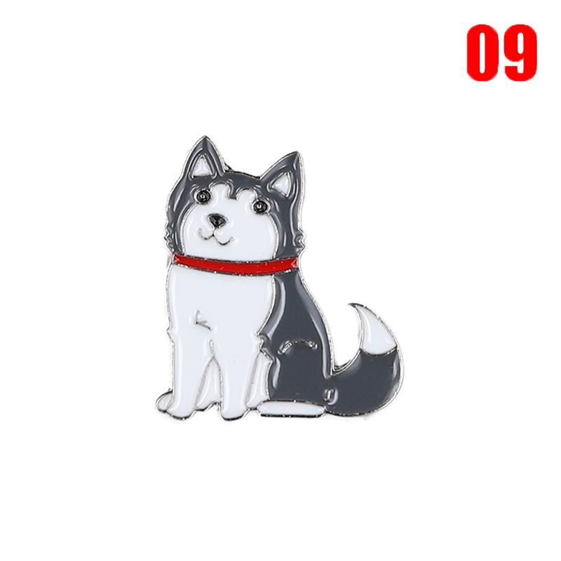 1 шт. Подвеска-значок, украшенные броши в виде собак, булавки, милые броши, таксы, корги, мультяшные украшения для собак