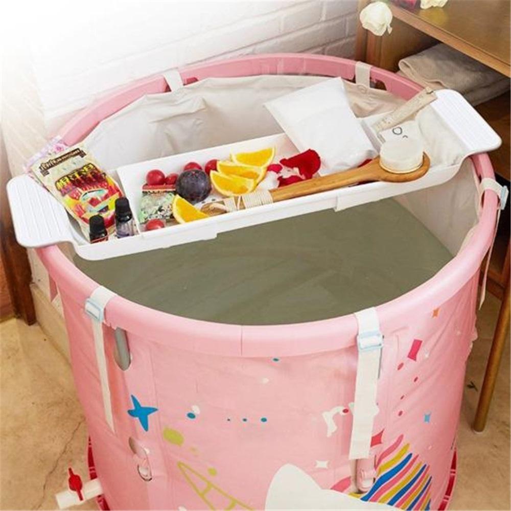 Полка для ванны, удобная телескопическая полка для ванны, дизайн со сливными отверстиями, противоскользящий лоток для хранения в ванной комнате