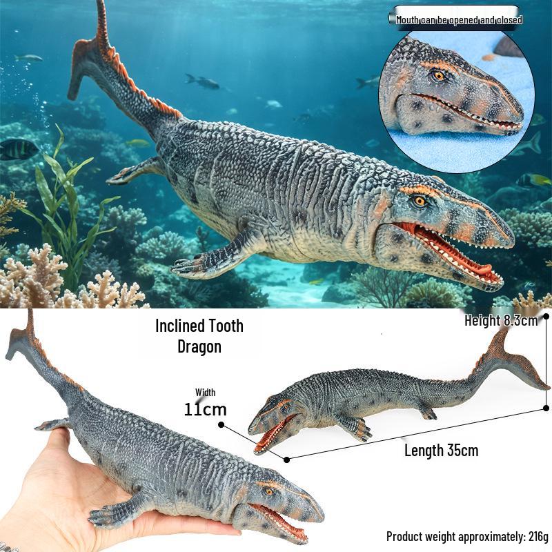Dinosaur Model Set: T. Rex, Spinosaurus, Mosasaurus, Stegosaurus, Triceratops Cognitive Toys