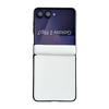 Однотонный чехол-бампер из кожи с текстурой Morandi для Samsung Z Flip7, ударопрочный, складной, из твердого ПК