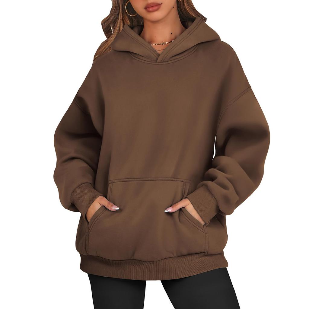 Womens Oversized Sweatshirts Fleece Hoodies Long Sleeve Shirts Pullover Fall Clothes With Pocket
