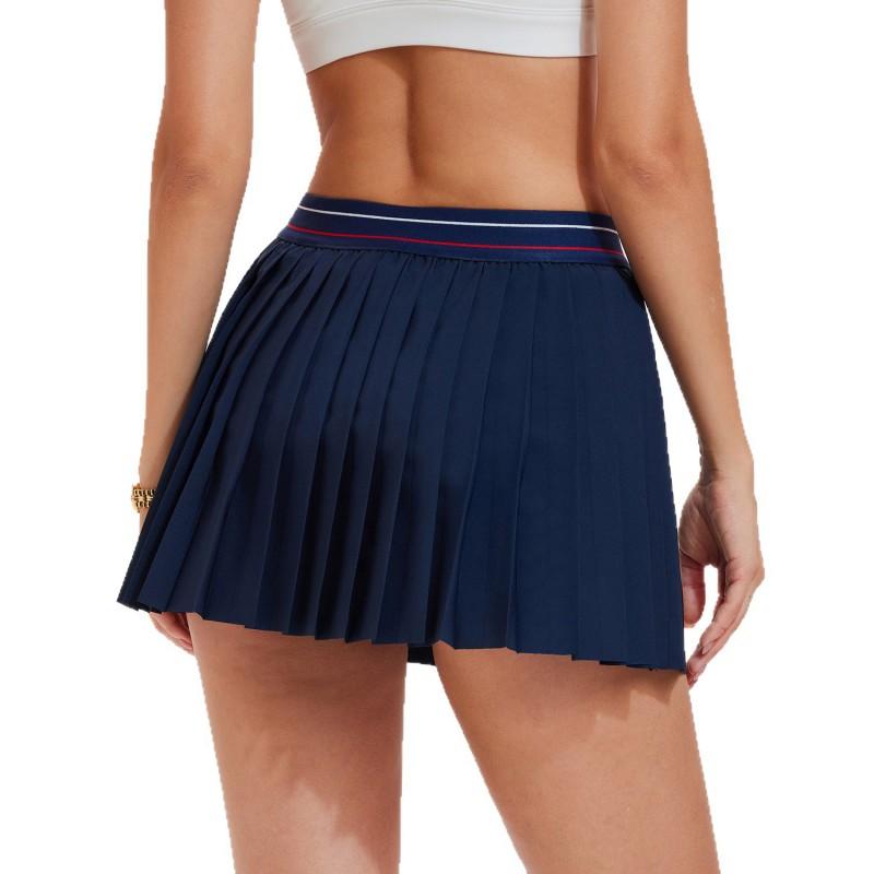 High-Waisted Yoga Skort Women Breathable Athletic Short With Built-in Shorts Perfect Tennis Badminton Running Gym